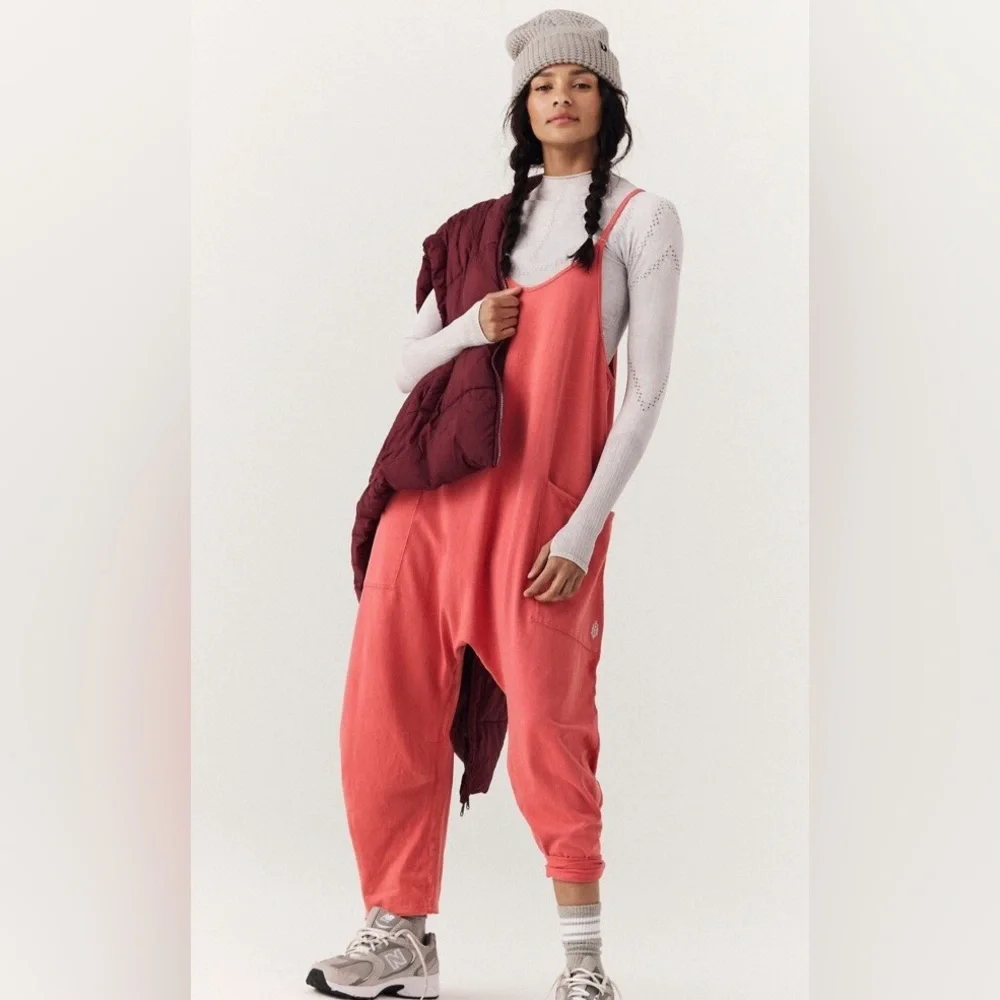 Free People Hot Shot Onesie in Winterberry